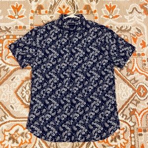 Denim & Flower Paisley casual button down